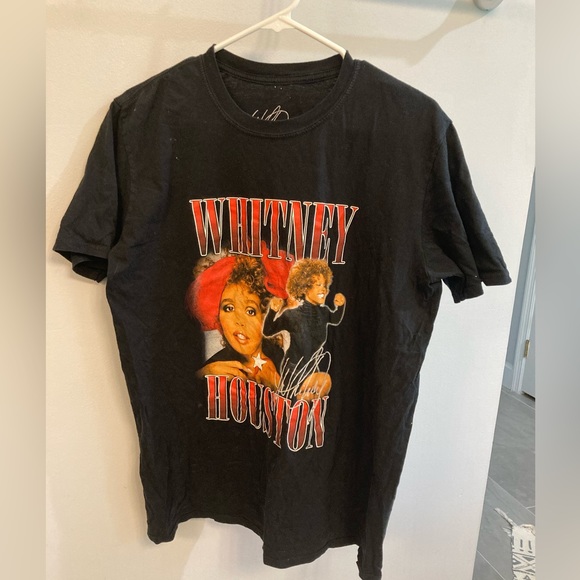 Nasty Gal Tops - Nasty Gal Whitney Houston Graphic T shirt size Large